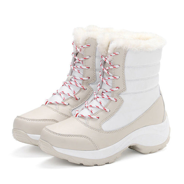 Winter Shoes Woman Boots Platform Thick Fur Snow Boots Women Winter 2019 Warm Winter Boots Female Plus Size Chaussures Femme