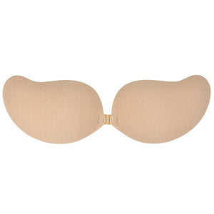 Invisible Push Up Bra Backless Strapless Bra Seamless Front Closure  Bralette Underwear Women Self-Adhesive Silicone