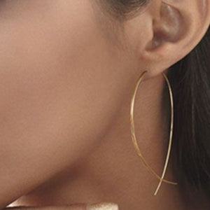 2020 NEW Gold Metal Long Circle Pendant Earings Tassel Earrings for Women  Fashion Jewelry Statement Geometric Voor Vrouwen