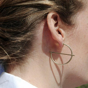 2020 NEW Gold Metal Long Circle Pendant Earings Tassel Earrings for Women  Fashion Jewelry Statement Geometric Voor Vrouwen