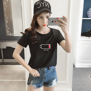 MRMT Stripes Womens T-Shirt V Collar T Shirts Skinny Half Sleeve Clothes Women Slim Under Wear Tshirt Casual Top Tees For Female