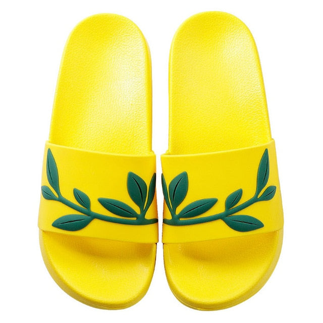 Cartoon Fruit Women Slippers watermelon banana Home Slippers Summer Sandals Slides Women Shoes Flip Flops Sandalias Mujer