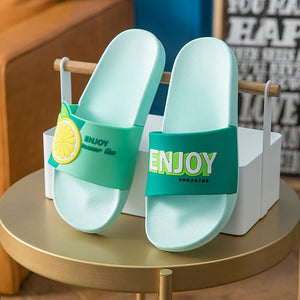 Cartoon Fruit Women Slippers watermelon banana Home Slippers Summer Sandals Slides Women Shoes Flip Flops Sandalias Mujer