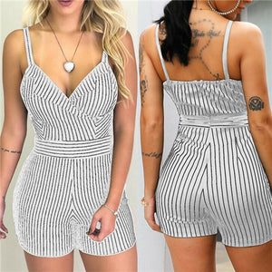 Hirigin New 2019 Fashion Women's Jumpsuit Sexy Women Boho Playsuit Women Jumpsuit Rompers Summer Beach Casual Women Clothes S-XL