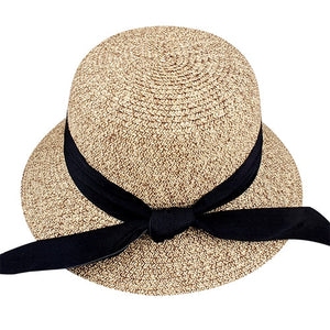 FURTALK Summer Hat for Women Beach Sun Hat Straw Hat panama fedora Cap Wide Brim UV Protection Summer Cap for Female