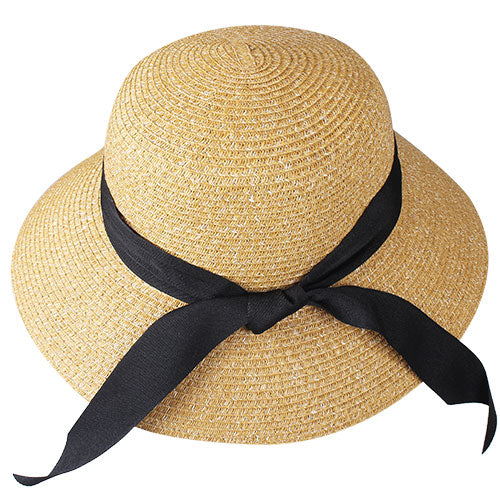 FURTALK Summer Hat for Women Beach Sun Hat Straw Hat panama fedora Cap Wide Brim UV Protection Summer Cap for Female